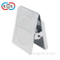 Metal Magnetic Square Papel Clip Haller para escritório